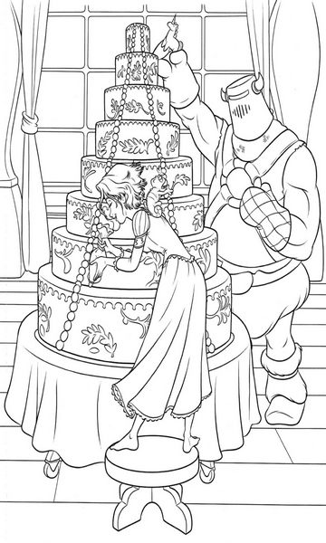 kolorowanka Zaplątani do wydruku malowanka coloring page Tangled Roszpunka Disney z bajki dla dzieci nr 58